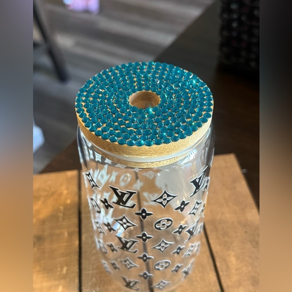 Multicolor Artistic Glass cup - Picture 4 of 4